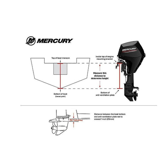 Mercury 4HP Tiller FourStroke Outboard Motor