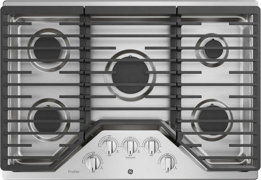 GE Profile PGP7030SLSS 30″ Built-in Gas Cooktop